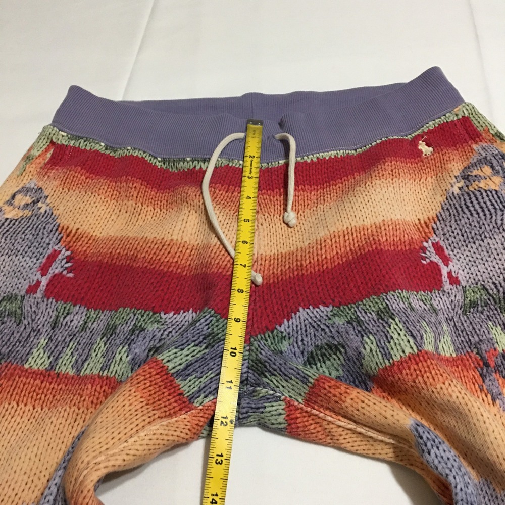 Polo Ralph Lauren Aztec Southwestern Knit Joggers Womens Medium - Picture 8 of 10